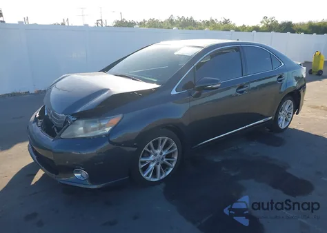 2010 Lexus Hs 250H Premium z USA, uszkodzony, nr VIN JTHBB1BA5A2022966